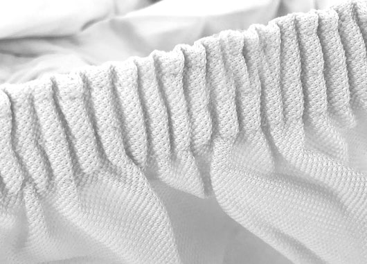 Copridivano Antimacchia Elasticizzato Protettivo Impermeabile Genius Tinta Unita - 3 Posti - Bianco 1000