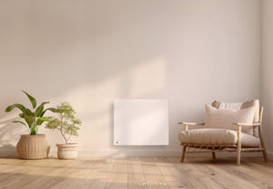 Radiatore elettrico fisso a inerzia secca in ghisa Besther BIA 1000W, orizzontale, bianco