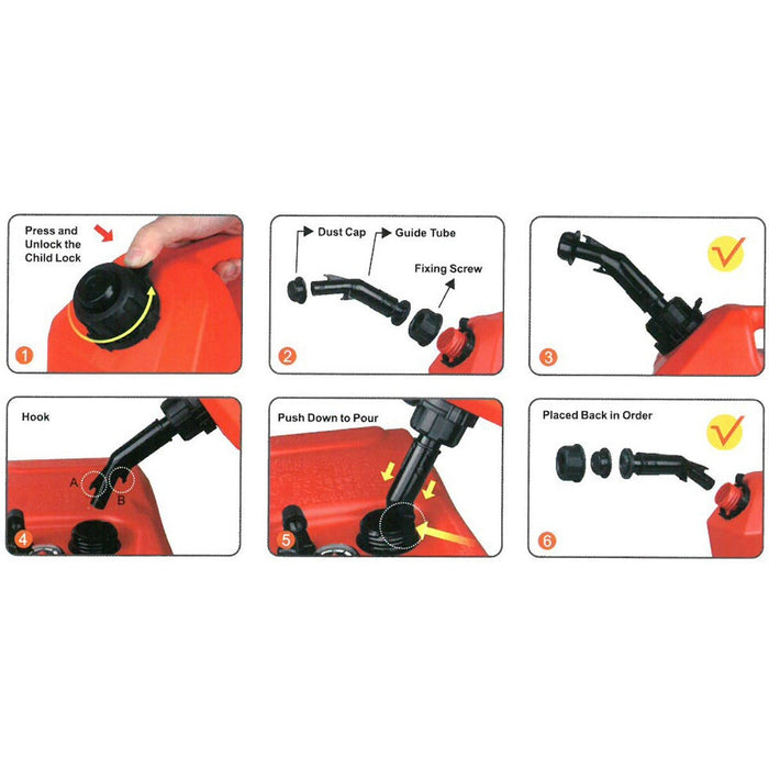 BIDONE LT 20 ROSSO X BENZINA ALTO