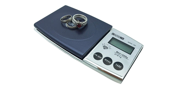 BILANCIA DIGITALE DI PRECISIONE DISPLAY LCD da 0,1g a 500g BILANCINO PESA ORO