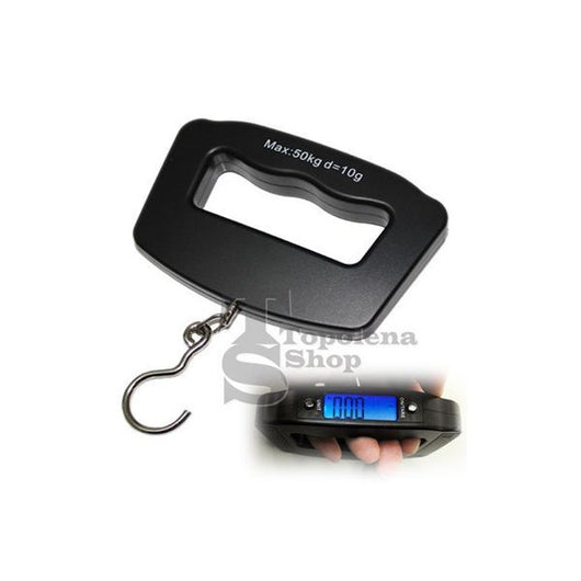 BILANCIA PORTATILE ELETTRONICA PENSILE PER PESCA CACCIA 50 KG PESA VALIGIE