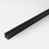 LED-RAIL-3M-DA-NER BINARIO TRIFASE RAIL NERO DALI 300CM TAPPI INCLUSI