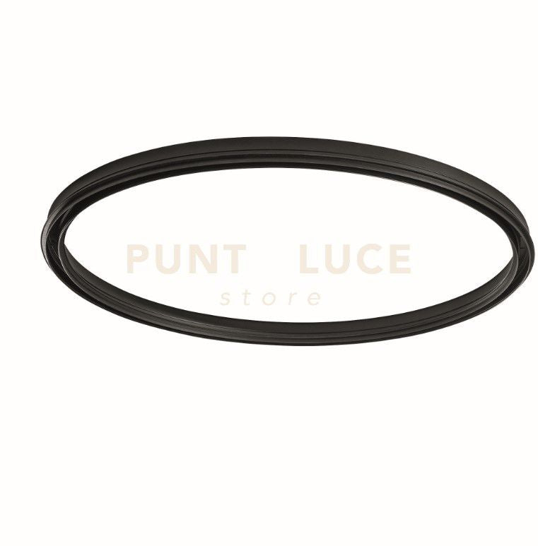 BINARIO CIRCOLARE DA INCASSO RAGGIO 100 NERO