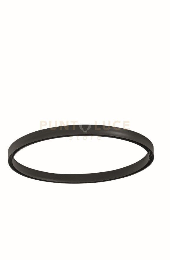 BINARIO CIRCOLARE R80 A SUPERFICIE NERO