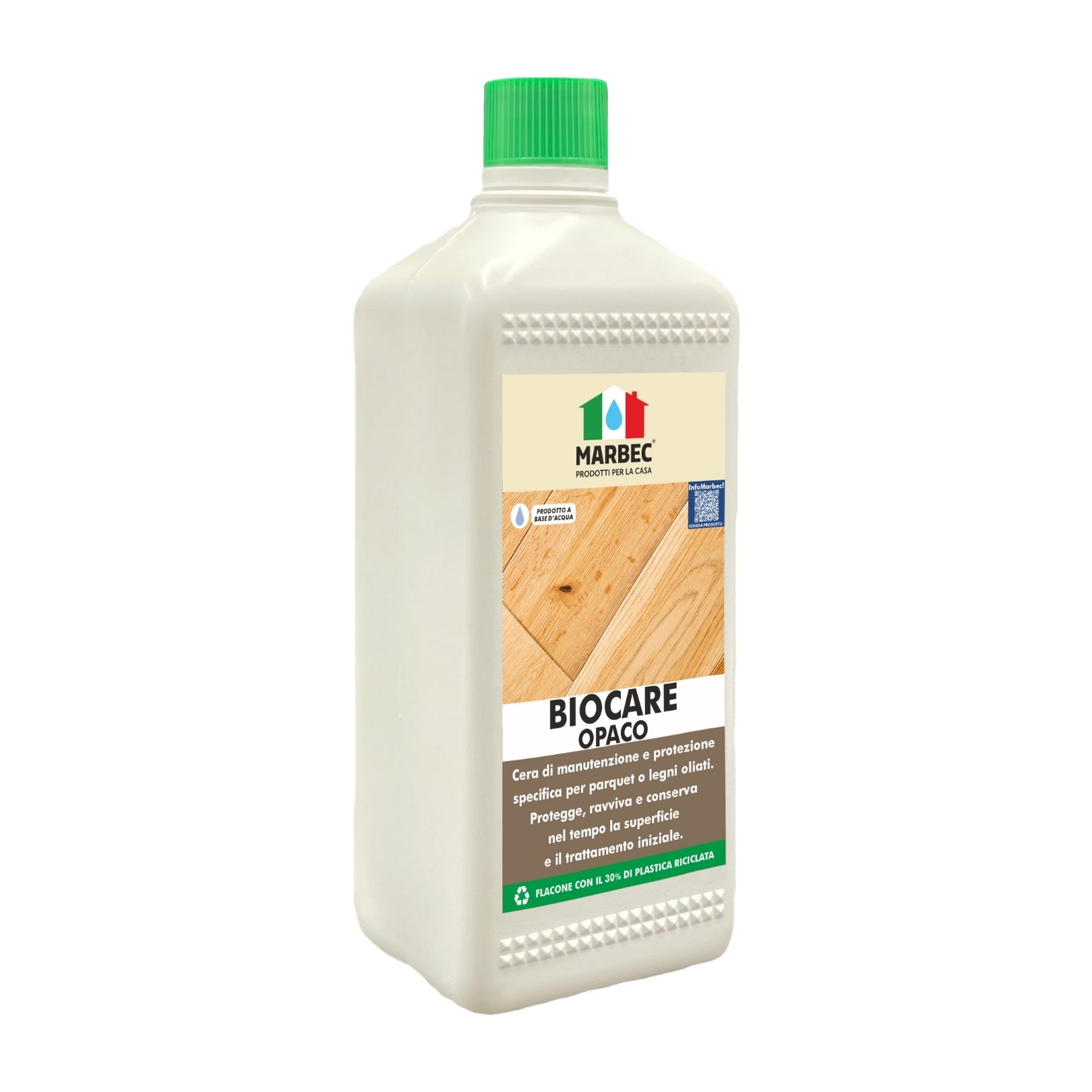 Cera per legno oliato BIOCARE OPACO   1LT