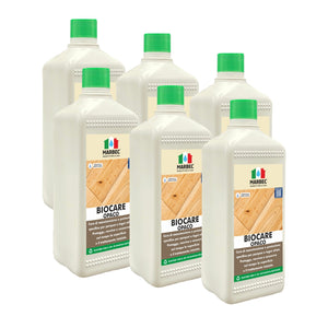 Cera per legno oliato BIOCARE OPACO   1LTx6Pz