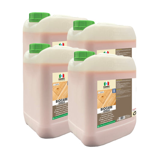 Cera per legno oliato BIOCARE OPACO   5LTx4Pz