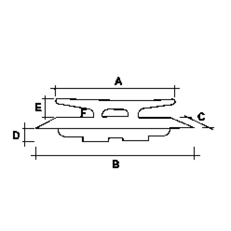 BITTA INOX 316 MM.250  "HD"