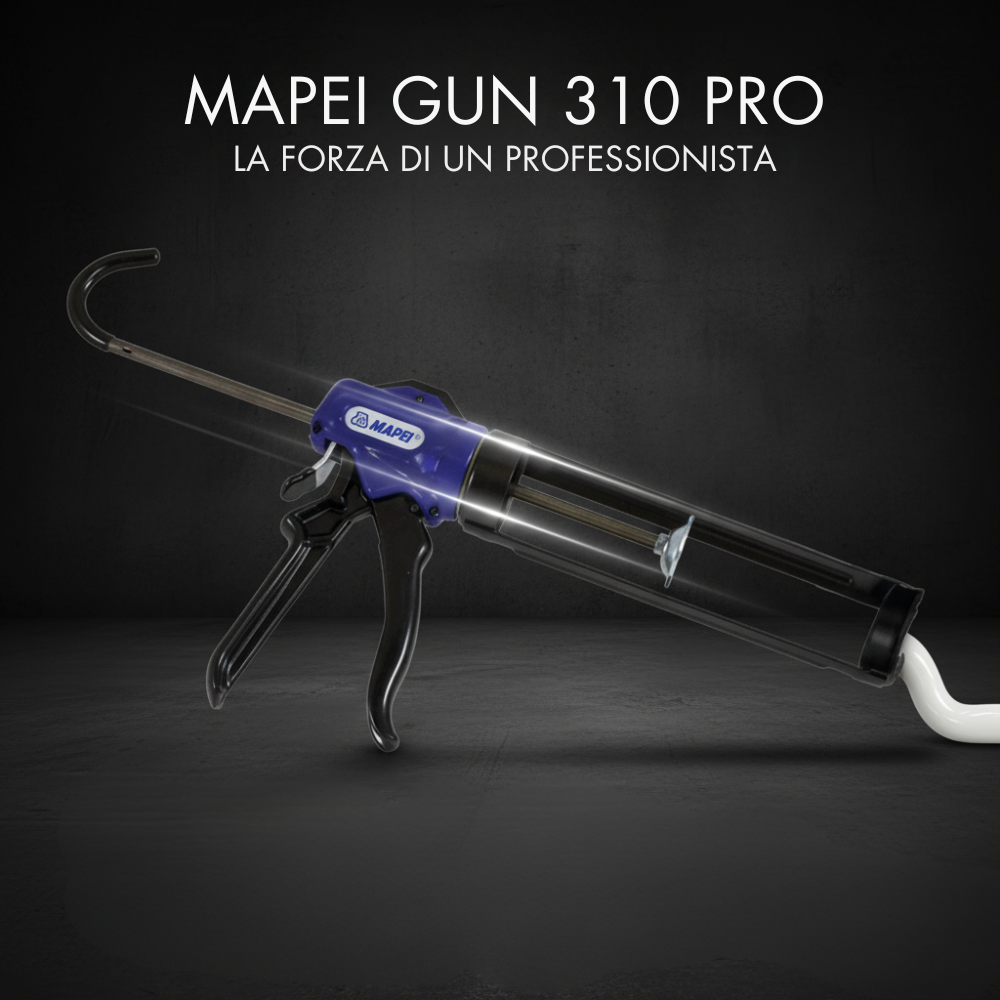 Pistola manuale gun 310 pro per adesivi e sigillanti elastici
