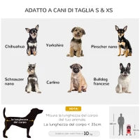 Passeggino per Cani Piccoli Pieghevole, Carrozzina per Cani con Ruote con Freni, Portabicchieri, Cestino Portaoggetti, 3 Finestre e Ruote Anteriori a 360°, per Animali Domestici 10 kg, Rosso
