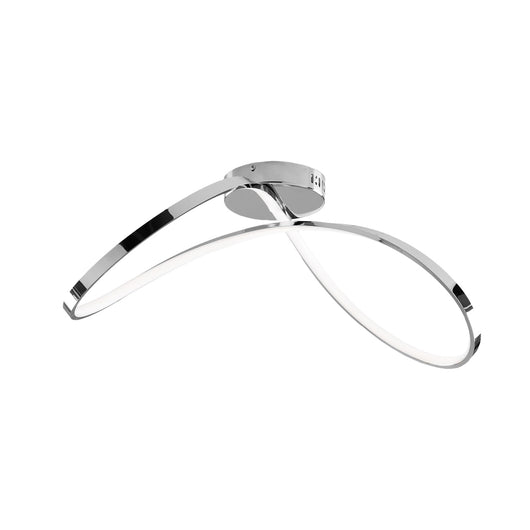 Plafoniera Moderna Infinity Luce Led Integrata Metallo E Alluminio Cromo