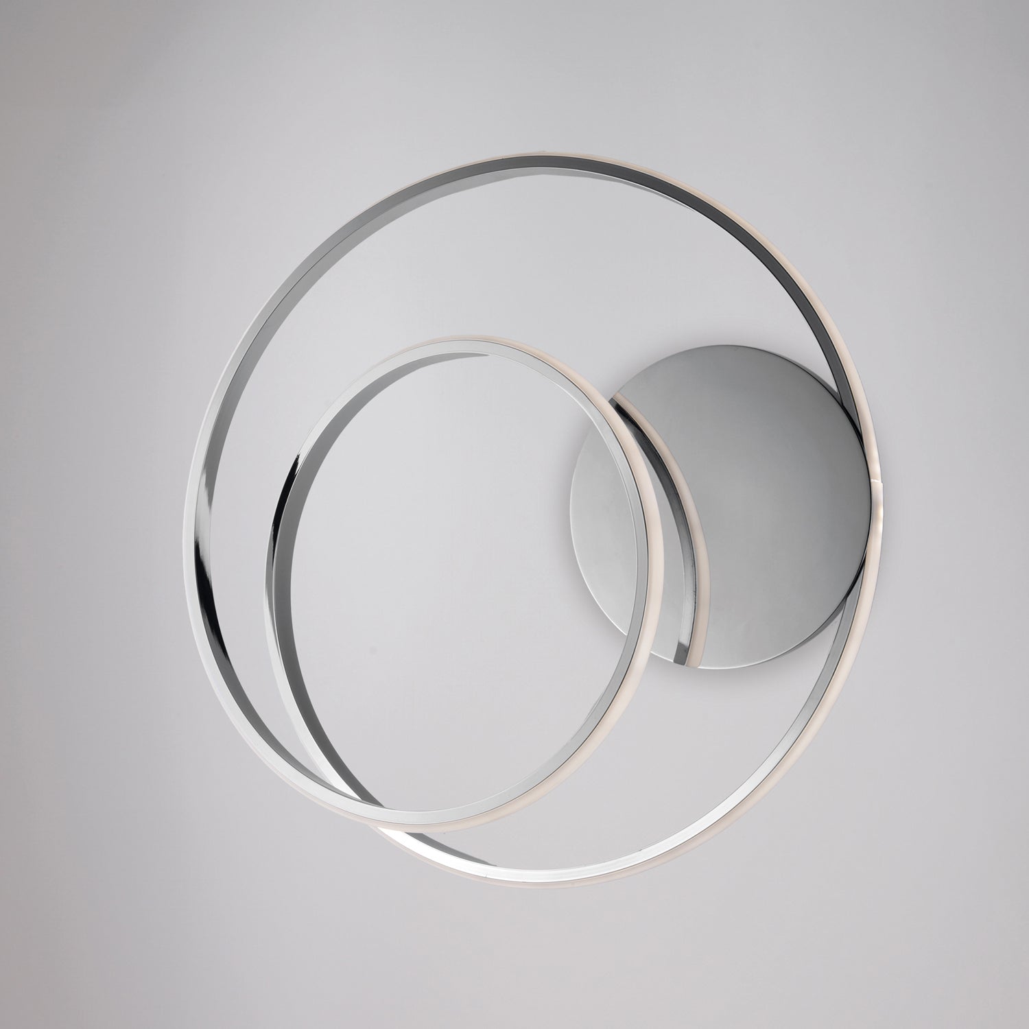 Applique Moderna Malena Con Led Integrato Metallo E Alluminio Cromo Lucido