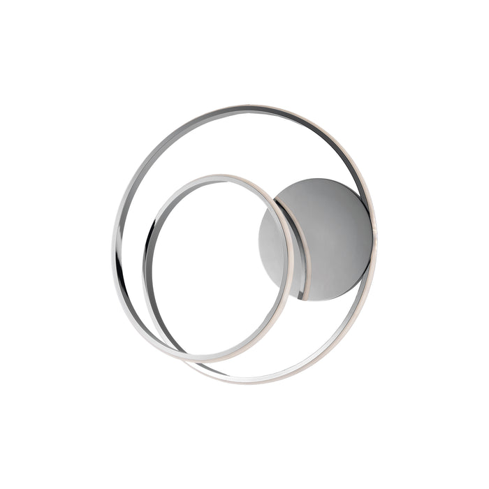 Applique Moderna Malena Con Led Integrato Metallo E Alluminio Cromo Lucido