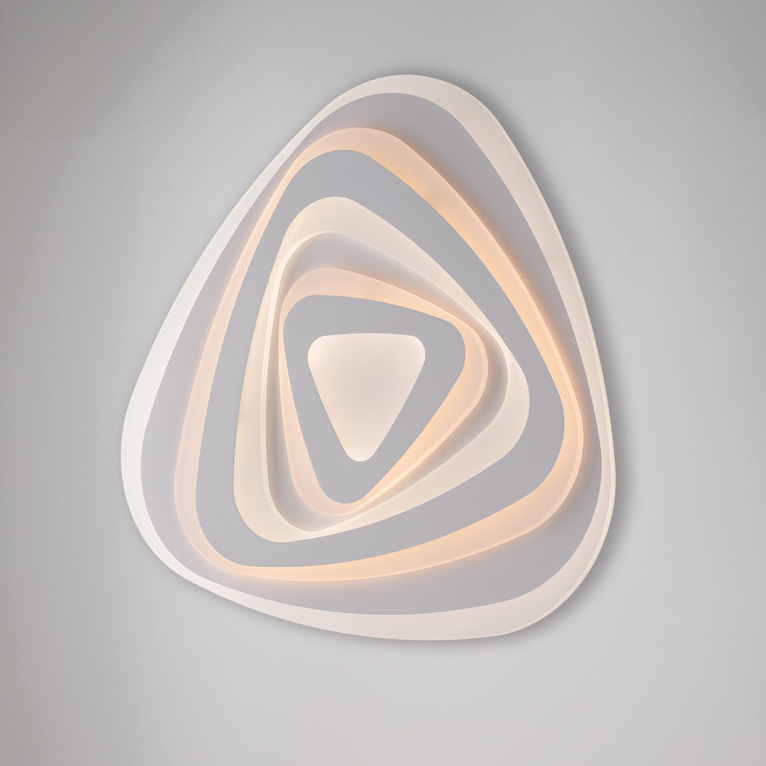 Plafoniera Moderna Sasha Led Integrato 3000+4500 K Metallo Bianco