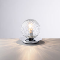 Lumetto Contemporaneo Armonia Metallo Cromo 1 Luce E14