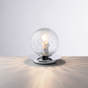 Lumetto Contemporaneo Armonia Metallo Cromo 1 Luce E14