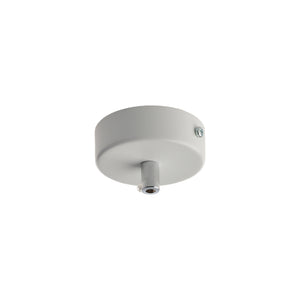 Rosone 1 Luce In Ferro Laccato Bianco Diametro 8 Cm
