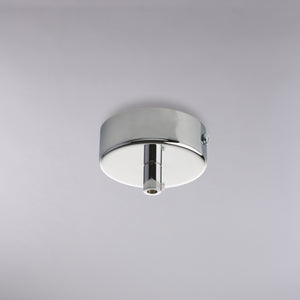 Rosone 1 Luce In Ferro Cromato Diametro 8 Cm