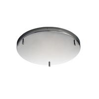 Rosone Rosone multicavo in ferro cromato d. 40 con 3 fori H.3 Ø40 BL290-PL3-DM40-CR