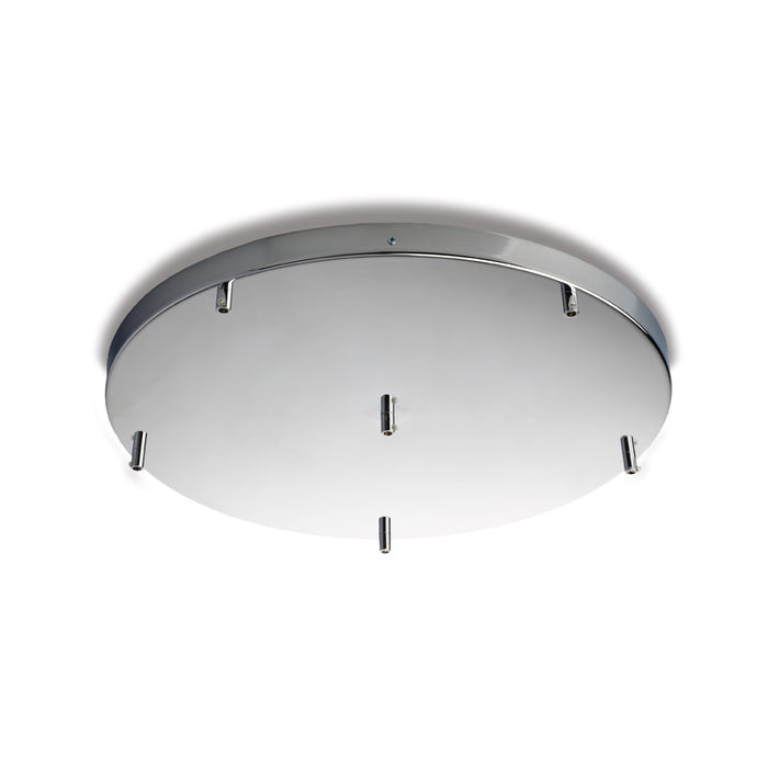 Rosone Rosone multicavo in ferro cromato d. 50 con 6 fori H.3 Ø50 BL290-PL6-DM50-CR