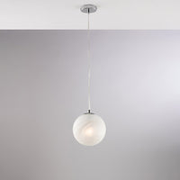 Sospensione Contemporanea Olaf Metallo Cromo 1 Luce E27