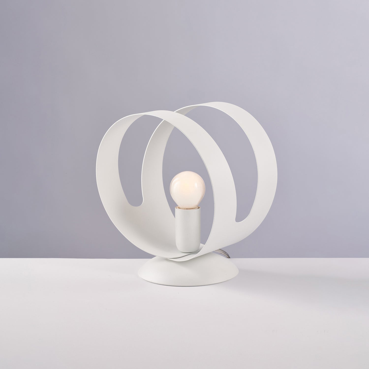 Sospensione Moderna 1 Luce Peter In Ferro Bianco Taglio Laser