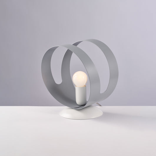 Sospensione Moderna 1 Luce Peter In Ferro Bianco Grigio Taglio Laser