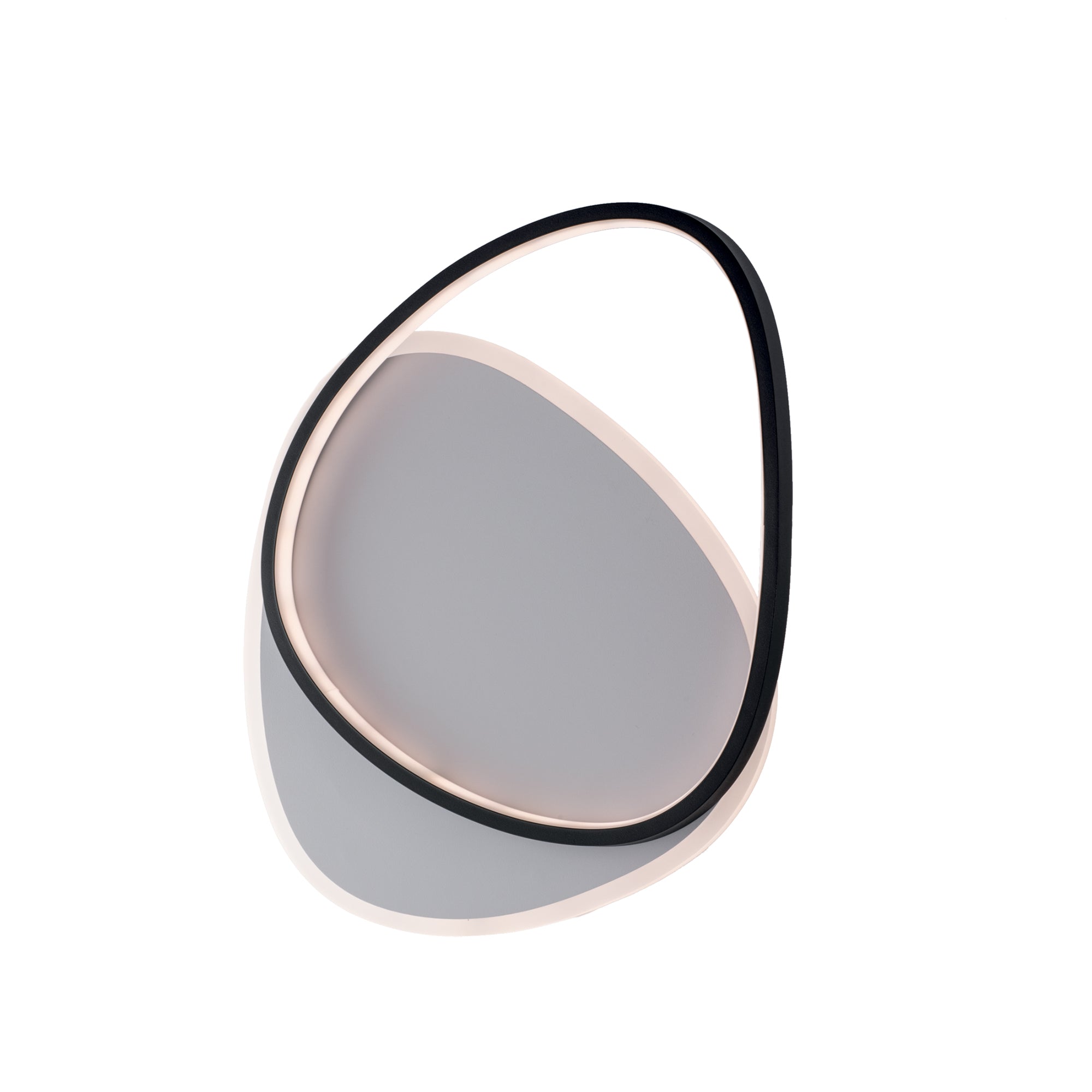 Plafoniera Moderna Amy Led Integrato Cct Alluminio Bianco E Nero 44 W