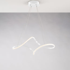 Sospensione Moderna Dana Metallo Bianco Led Integrato 4000K