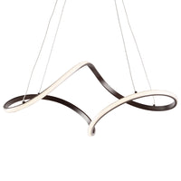 Sospensione Moderna Dana Metallo Marrone Led Integrato 4000K