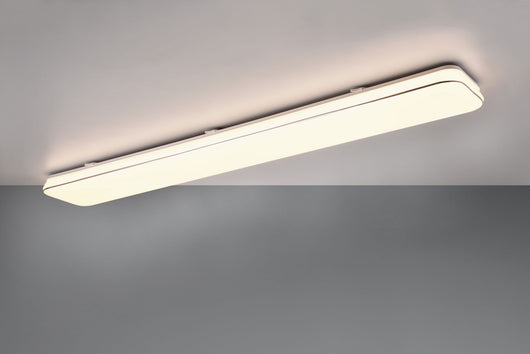 BLANCA PLAFONIERA LED  46W 5400lm, 3000K RETTANGOLARE DIMMERABILE CON INTERRUTTORE 120CM X 17CM
