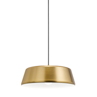 Blanca - Lampada a sospensione ottone 1XE27 max 1X60W IP20 - Lampada da soffitto con design moderno in alluminio - Attacco E27