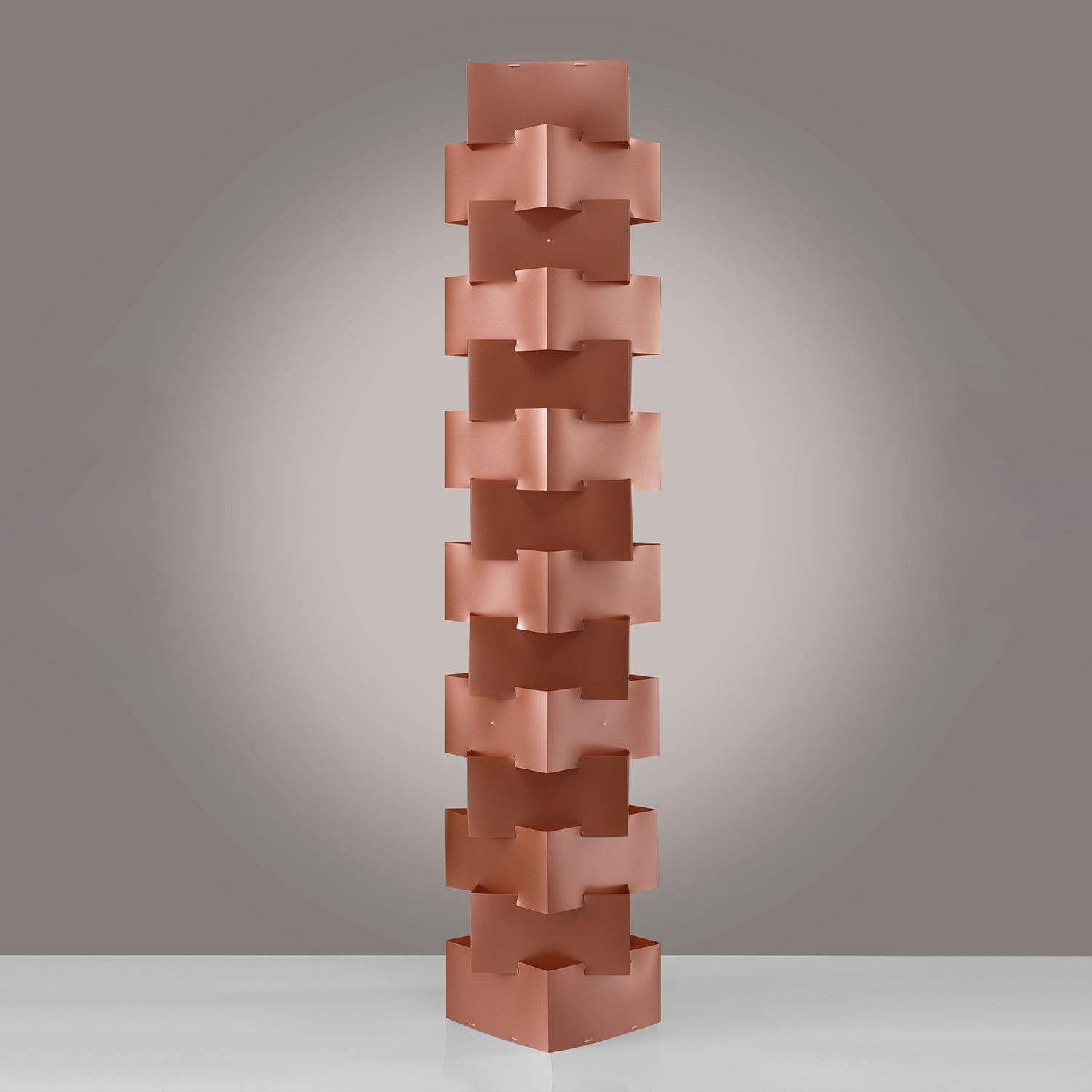 Piantana Moderna Building Polilux ® Rame E Metallo Bianco 3 Luci E27