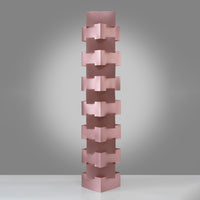 Piantana Moderna Building Polilux ® Pink Metal E Metallo Bianco 3 Luci E27