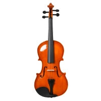 Violino 4/4 per Adulti con Accessori Inclusi (Custodia, Archetto, Corde, Ponticello, Accordatore) 58.5 x 21.5 x 7cm