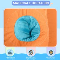 Castello Gonfiabile per Bambini 3-8 Anni con Gonfiatore, Scivolo, Piscina e Parete da Arrampicata