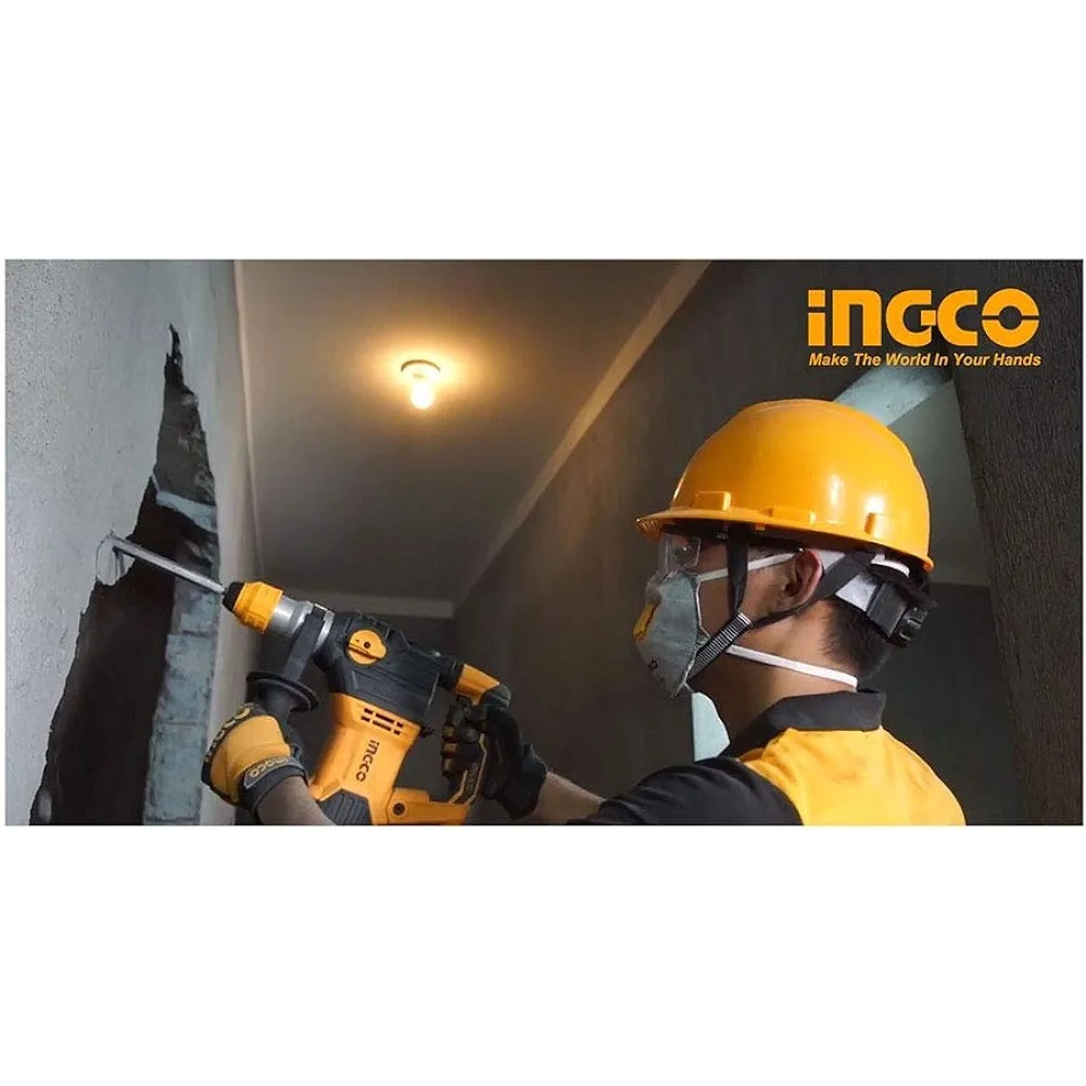 Martello demolitore da 1500 watt con valigetta piastrelle mattoni calcestruzzo