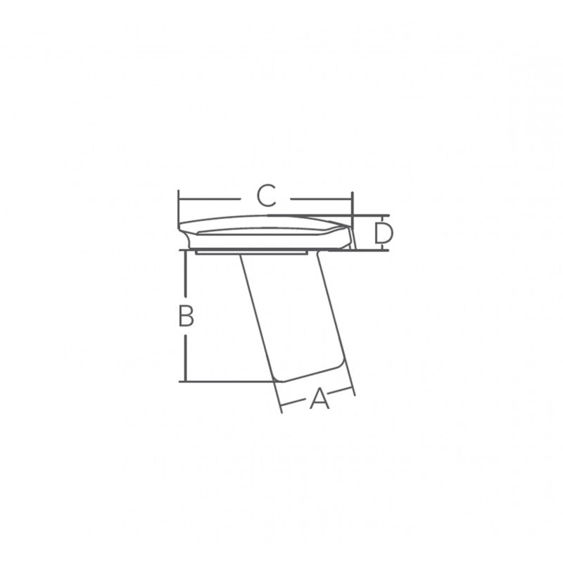 BOCCOLA DI FISSAGGIO AD INCASSO