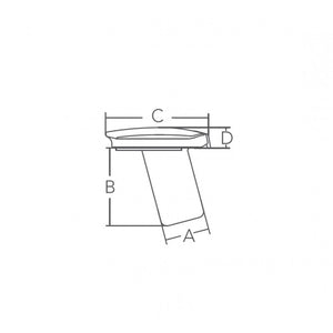 BOCCOLA DI FISSAGGIO AD INCASSO