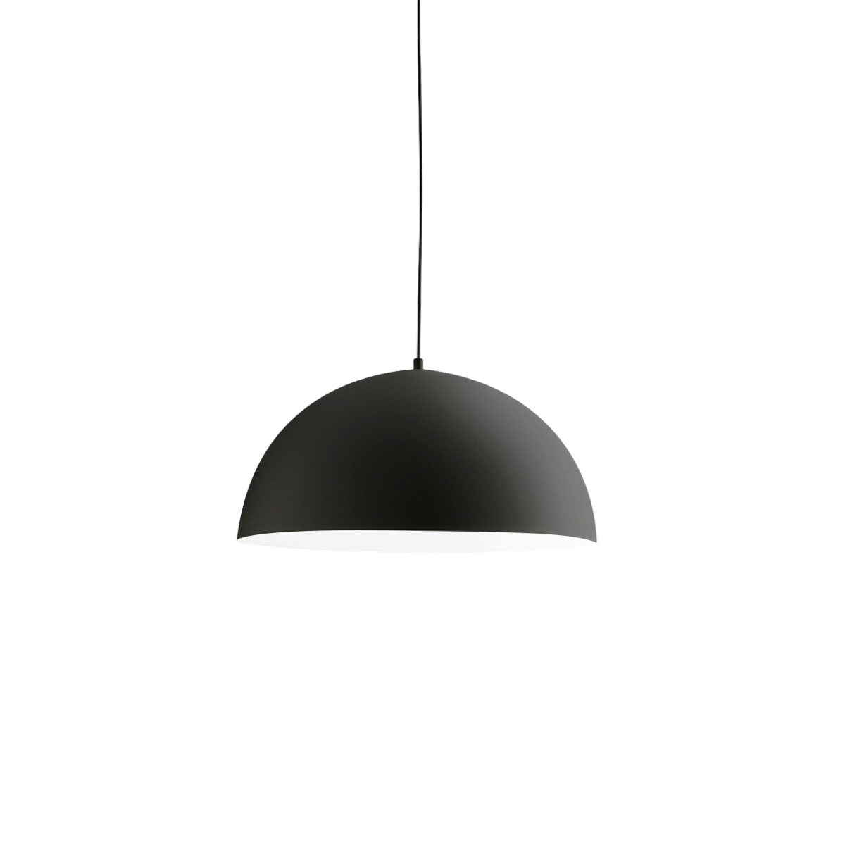 Bonella - Lampada a sospensione nera 1XE27 max 1X60W IP20 - Lampada da soffitto con design moderno in alluminio - Attacco E27