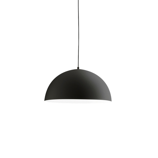 Bonella - Lampada a sospensione nera 1XE27 max 1X60W IP20 - Lampada da soffitto con design moderno in alluminio - Attacco E27