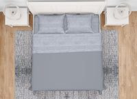 Copripiumino In 100% Cotone In Fantasia Bon Bon - Matrimoniale - Grigio