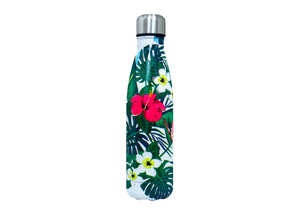 Borraccia Termica Tropical 500ml Bottiglia Acqua Thermos Caffè Bevande Calde - Borraccia - Verde-Rosso