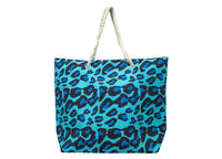 Borsa Mare Spiaggia Piscina Borsone Grande Tasca Portaoggetti Mod Campeche - Borsa - Blu