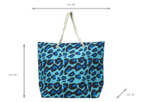 Borsa Mare Spiaggia Piscina Borsone Grande Tasca Portaoggetti Mod Campeche - Borsa - Blu