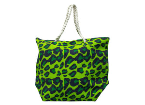Borsa Mare Spiaggia Piscina Borsone Grande Tasca Portaoggetti Mod Campeche - Borsa - Verde