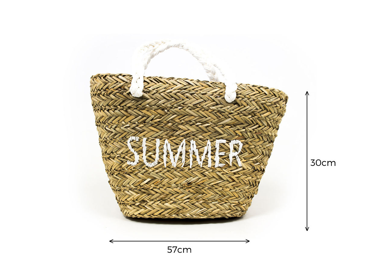 Borsa Mare Borsone Grande Spiaggia Piscina Beach Intrecciata Cool - Borsa - Summer