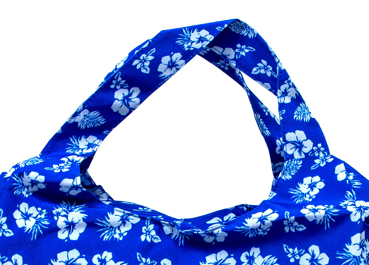 Borsa Mare Spiaggia Piscina Borsone Grande Tasca Portaoggetti Mod Malibu - Borsa - Blu