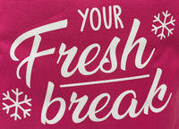 Borsa Termica Frigo Porta Pranzo Spiaggia Lavoro Scuola Modello Fresh Break - 11L - Fucsia