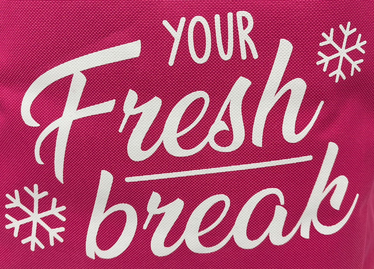 Borsa Termica Frigo Porta Pranzo Spiaggia Lavoro Scuola Modello Fresh Break - 6L - Fucsia